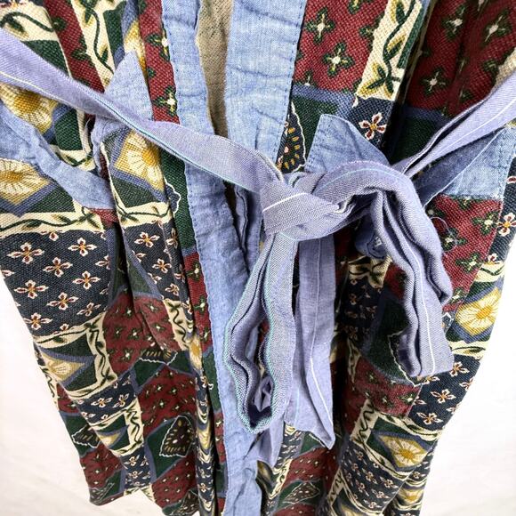 Vintage Arizona Jean Company Patchwork Cotton Robe - Picture 7 of 9